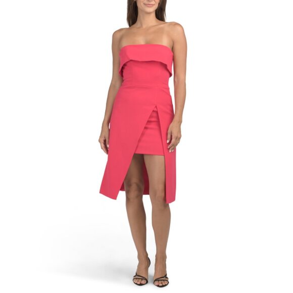 BLACK HALO Pink Made In Usa Louie Sheath Mini Dress - Picture 1 of 2